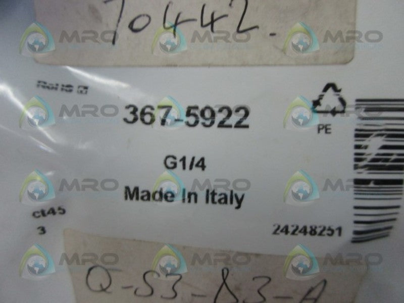 LEGRIS 09150013 367-5922 TEE ADAPTER (PKG OF 3)  NSMP