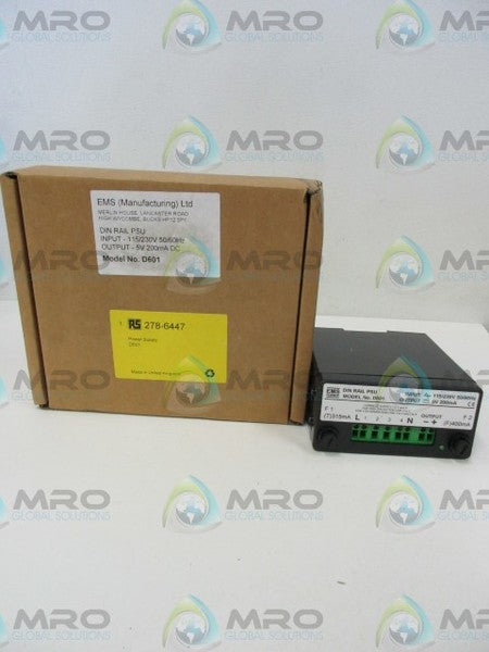 EMS D601 POWER SUPPLY  NSMP