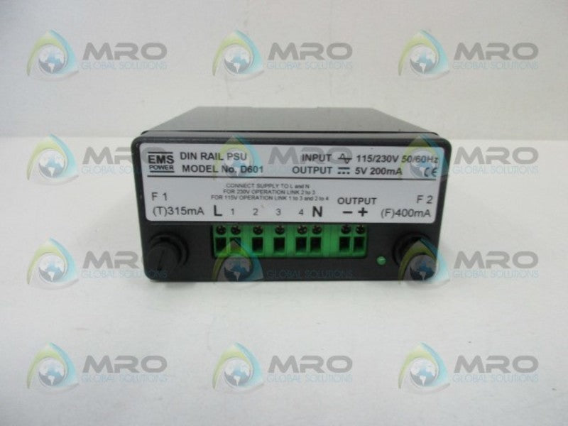 EMS D601 POWER SUPPLY  NSMP