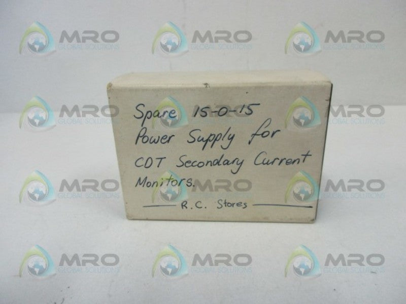 VERO SPEED 153-10008A DC CONVERTER  NSMP