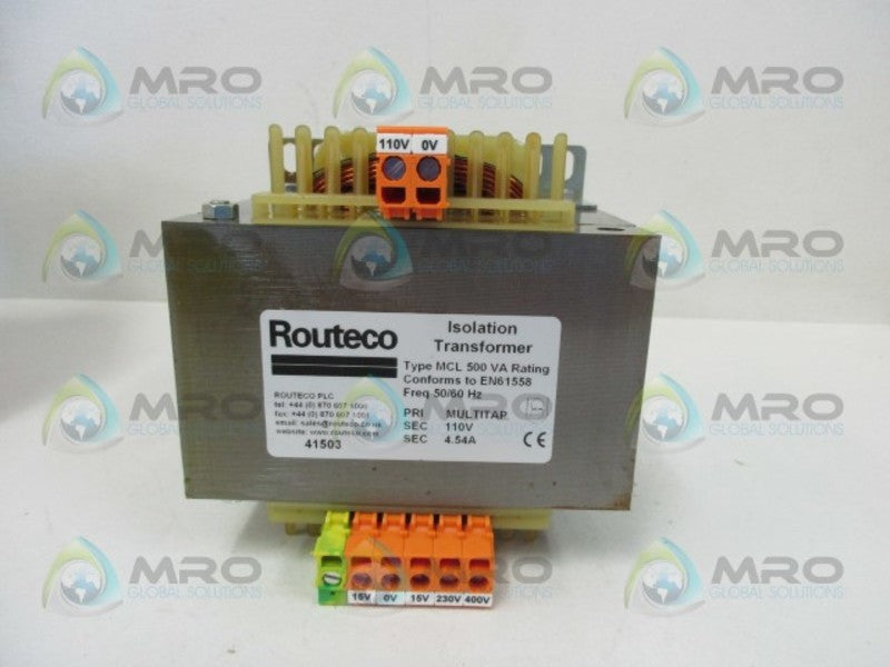 ROUTECO MCL500 ISOLATION TRANSFORMER  NSMP