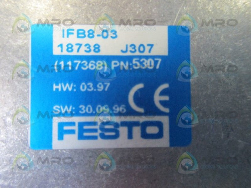 FESTO IFB8-03 BUS NODE CONTROL BLOCK  UNMP