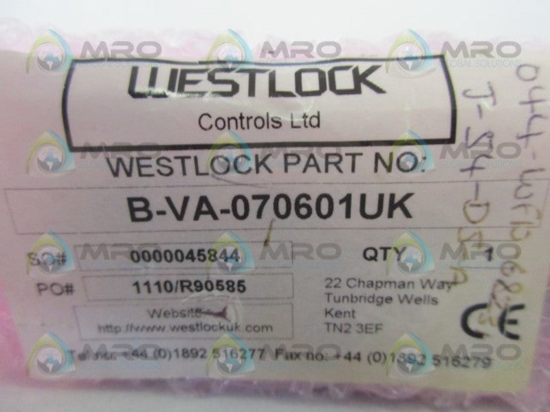 WESTLOCK CONTROLS B-VA-070601UK VALVE  NSNP