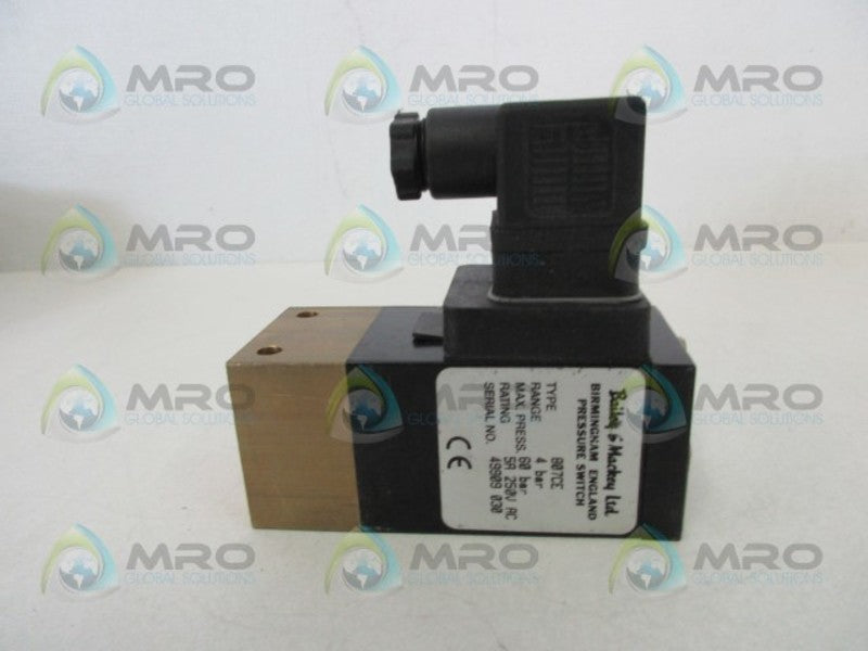 BAILEY & MACKEY 807CE PRESSURE SWITCH 4 bar  NSNP