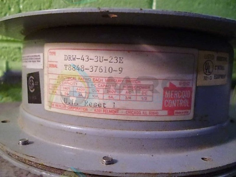 MERCOID CONTROL DRW43-311-23E SWITCH  UNMP