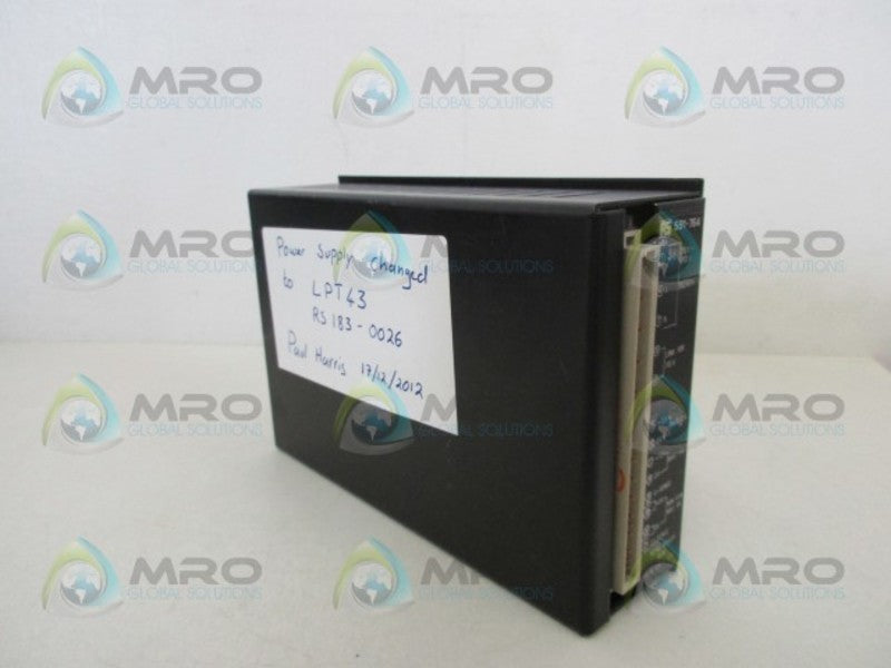 RS COMPONENTS 591-764 POWER SUPPLY  UNMP