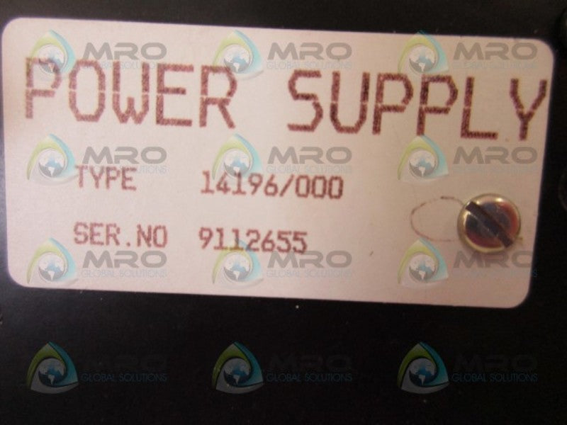 RS COMPONENTS 591-764 POWER SUPPLY  UNMP