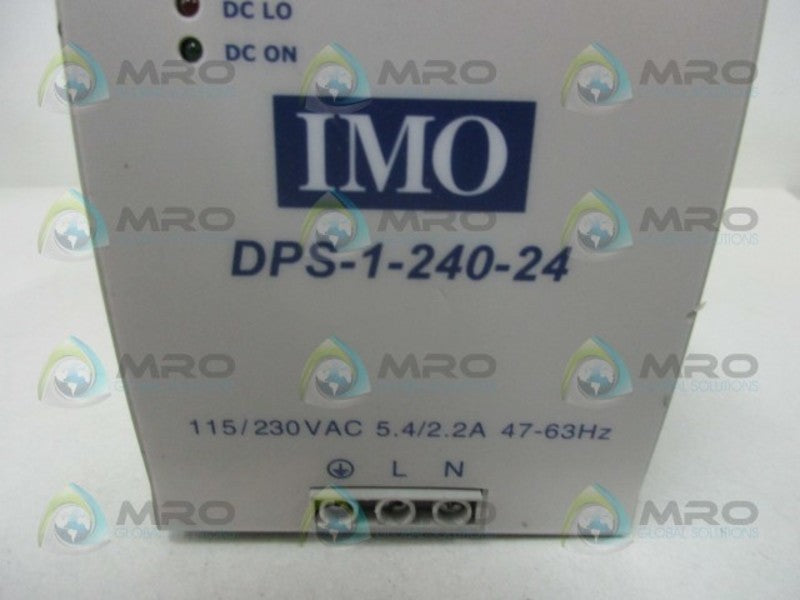 IMO DPS-1-240-24 POWER SUPPLY  UNMP