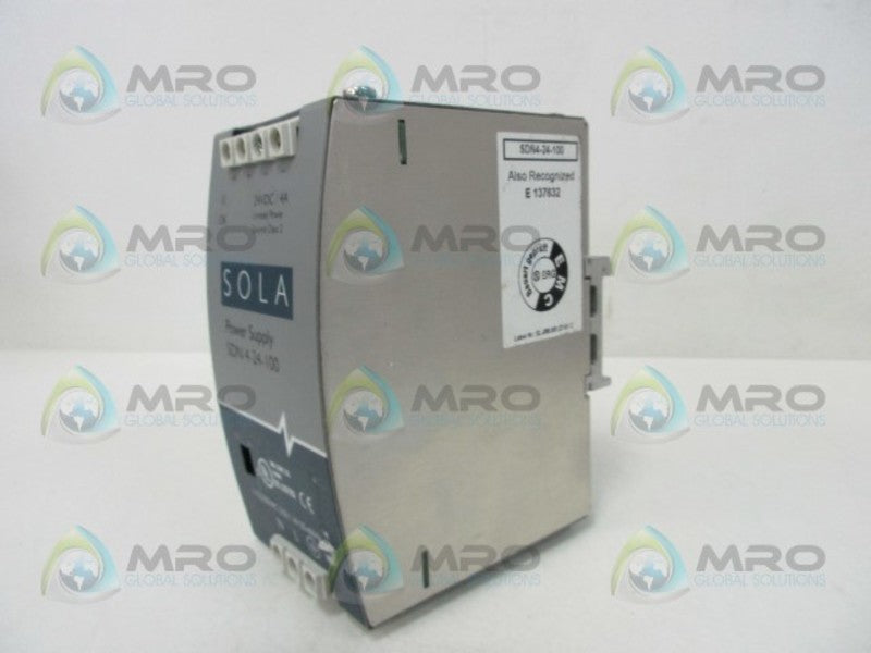 SOLA SDN-4-24-100 POWER SUPPLY  UNMP