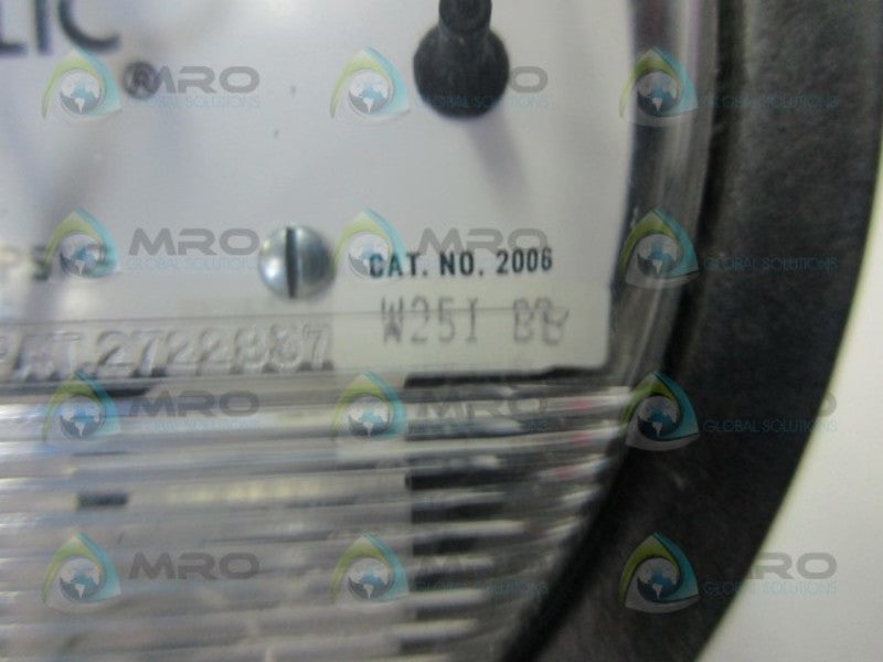 DWYER 2006 PRESSURE GAUGE  UNMP