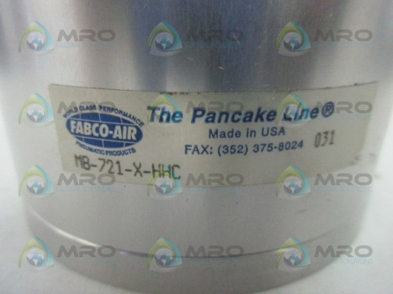 FABCO AIR MB-721-X-HHC PANCAKE CYLINDER  UNMP