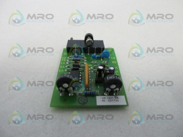 EL CONTROLS VK-1521 AMPLIFIER BOARD  NSNP