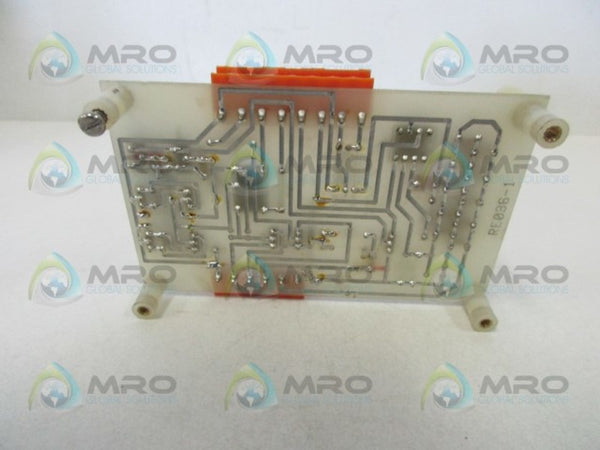 CIRCUIT BOARD RE036-1 UNMP