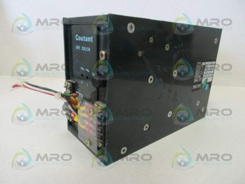 COUTANT GPE200/24 POWER SUPPLY  UNMP