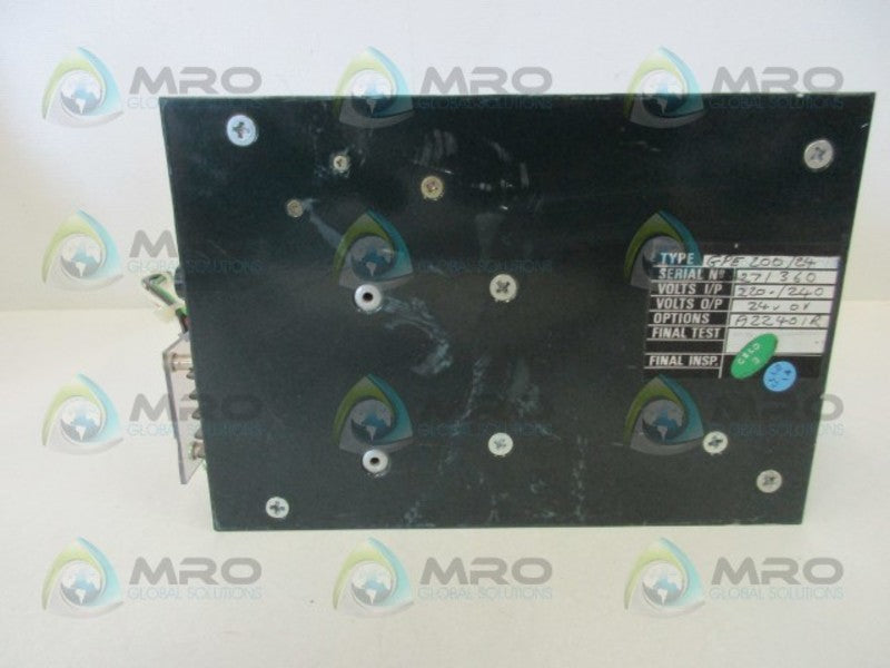 COUTANT GPE200/24 POWER SUPPLY  UNMP
