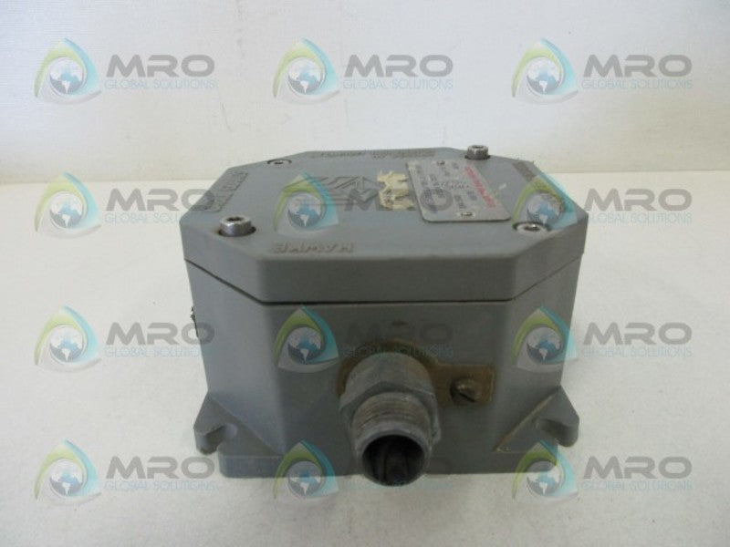HAWKE TYPE PJB1 SFA3008 CABLE GLAND ENCLOSURE  UNMP