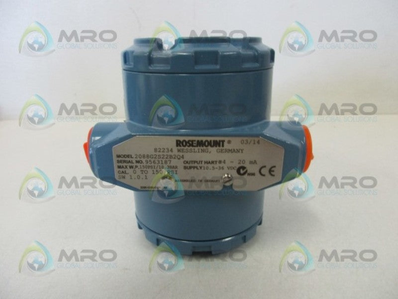 ROSEMOUNT 2088G2S22B2Q4 PRESSURE TRANSMITTER  NSNP