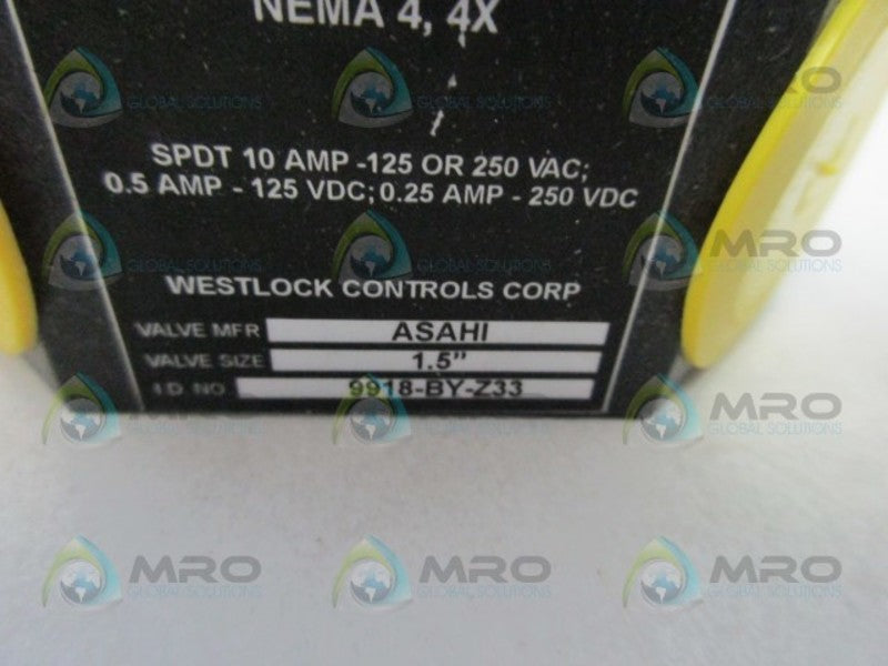 WESTLOCK CONTROLS 9918-BY-Z33 VALVE POSITION MONITOR  NSNP