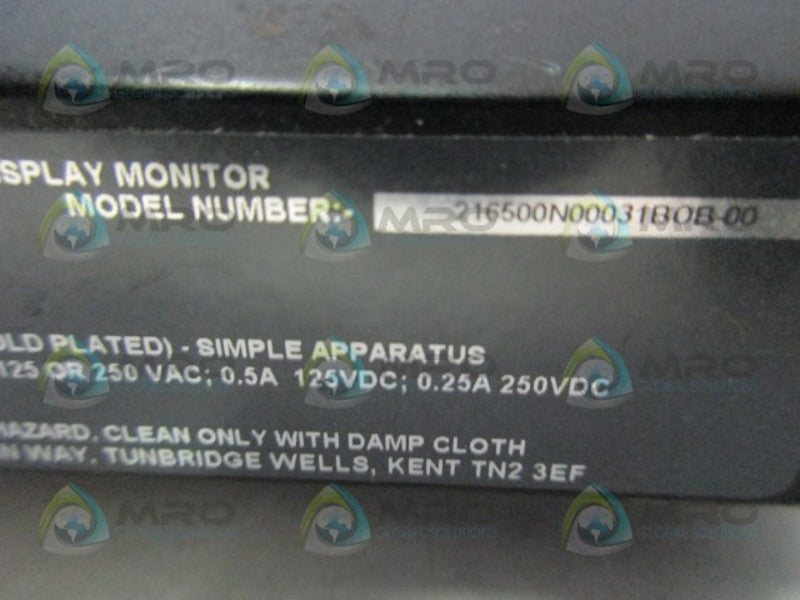 WESTLOCK CONTROLS 216500N00031BOB-00  NSNP