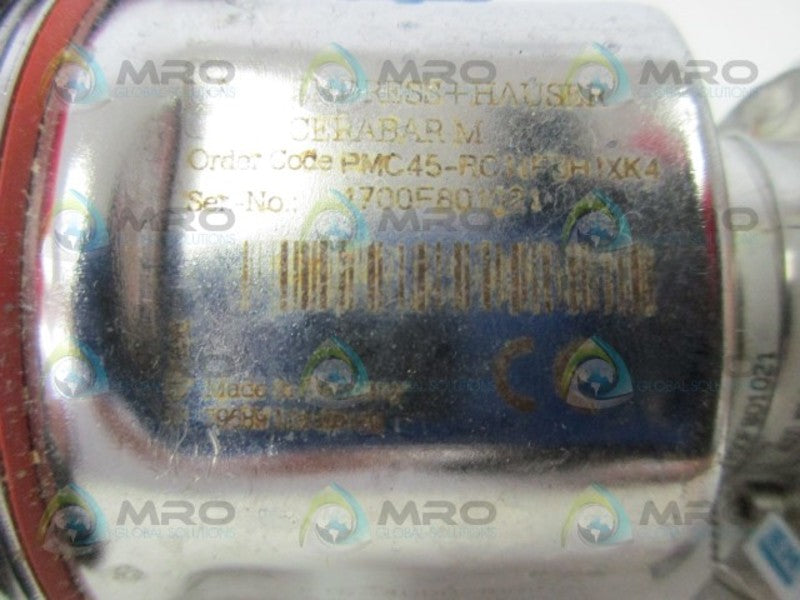 ENDRESS+HAUSER PMC45-RC11F3H1XK4 PRESSURE TRANSMITTER  UNMP