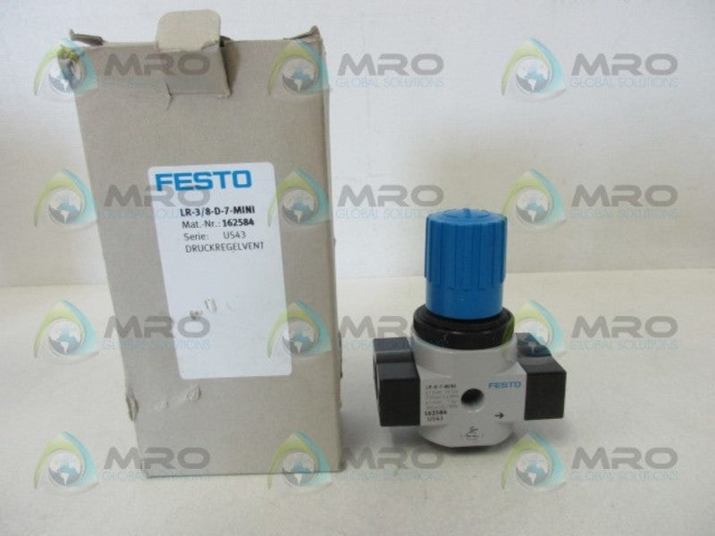 FESTO LR-3/8-D-7-MINI AIR PRESSURE REGULATOR  NSMP