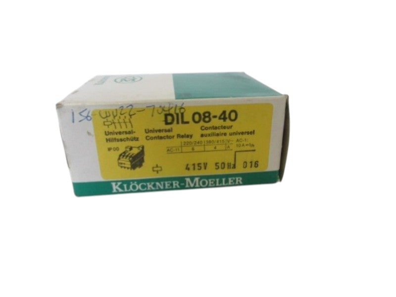 KLOCKNER MOELLER DIL08-40 CONTACTOR RELAY 415V  NSMP