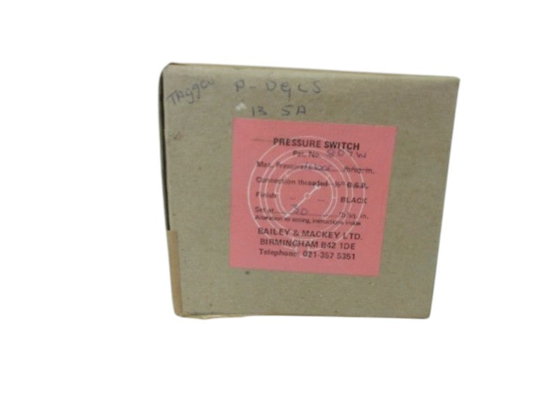 BAILEY & MACKEY 807W PRESSURE SWITCH  NSFS
