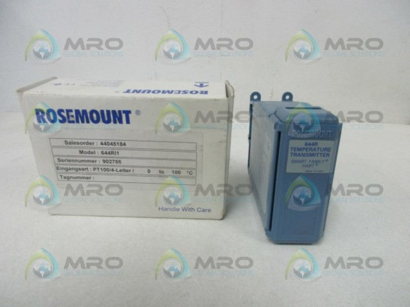 ROSEMOUNT MODEL 644RI1 TEMPERATURE TRANSMITTER  NSMP