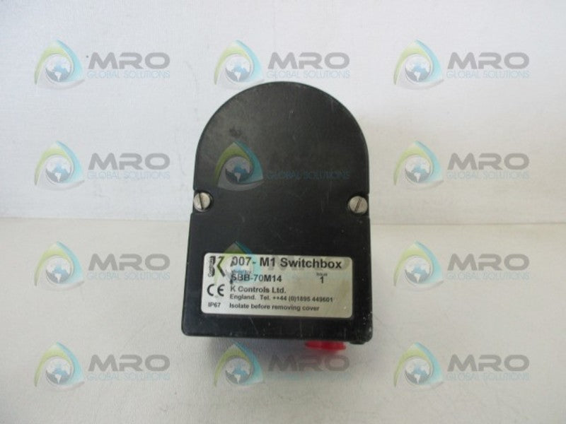 K CONTROLS SBB-70M14 SWITCHBOX  UNMP
