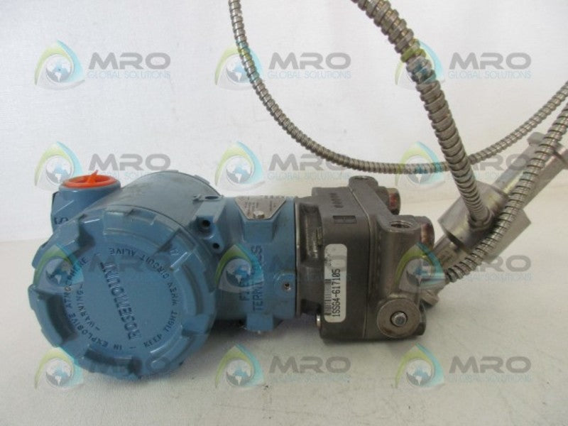 ROSEMOUNT 3051CG4A22A1BB4P1Q4SA PRESSURE TRANSMITTER  UNMP