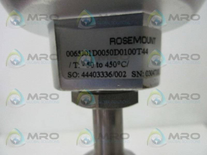 ROSEMOUNT 0065J01D0050D0100T44 TEMPERATURE SENSOR  UNMP