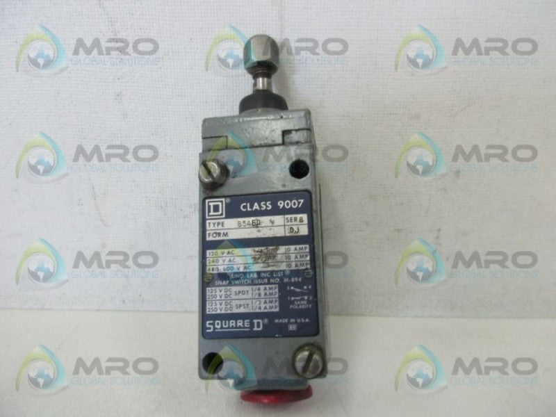 SQUARE D 9007-B54ED LIMIT SWITCH  UNMP
