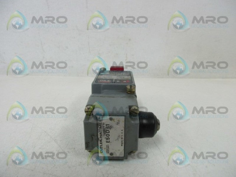 CUTLER HAMMER E50SAN LIMIT SWITCH  UNMP