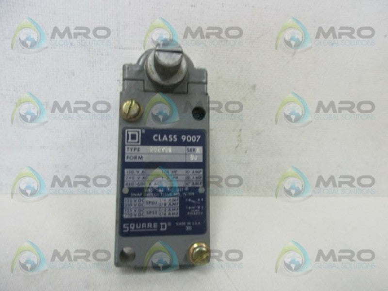SQUARE D 9007-B054B2 LIMIT SWITCH  UNMP