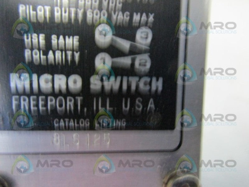 MICRO SWITCH 8LS25 NSNP