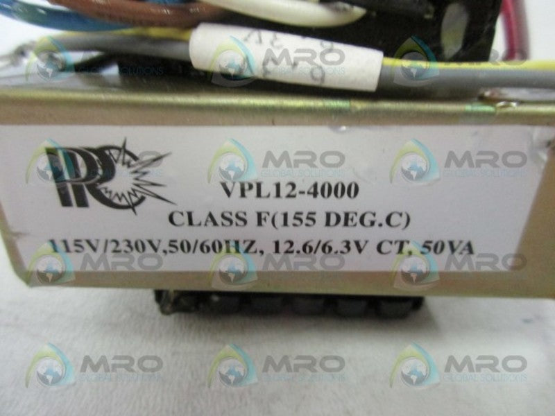 TRIAD MAGNETICS VPL12-4000 TRANSFORMER  UNMP