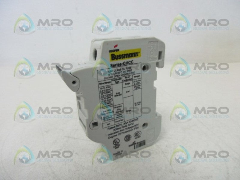 BUSSMANN SER. CHCC 600V 30A FUSE HOLDER  UNMP