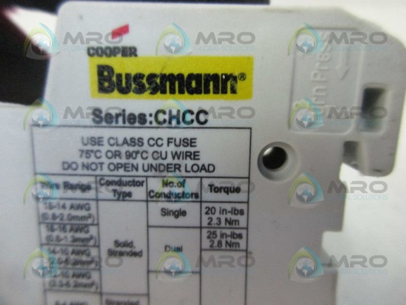 BUSSMANN SER. CHCC 600V 30A FUSE HOLDER  UNMP
