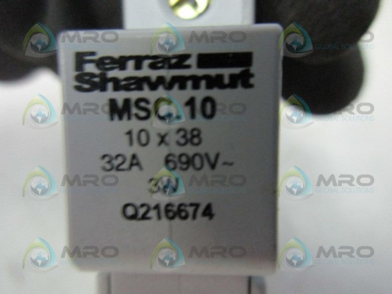 FERRAZ SHAWMUT MSC.10 MODULAR FUSE HOLDER 32A 690V  UNMP
