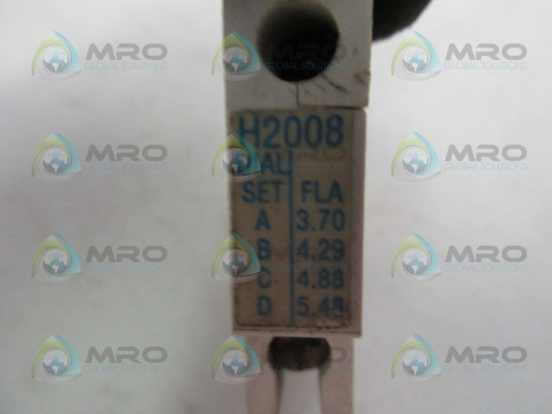 CUTLER HAMMER H2008 OVERLOAD HEATER  UNMP