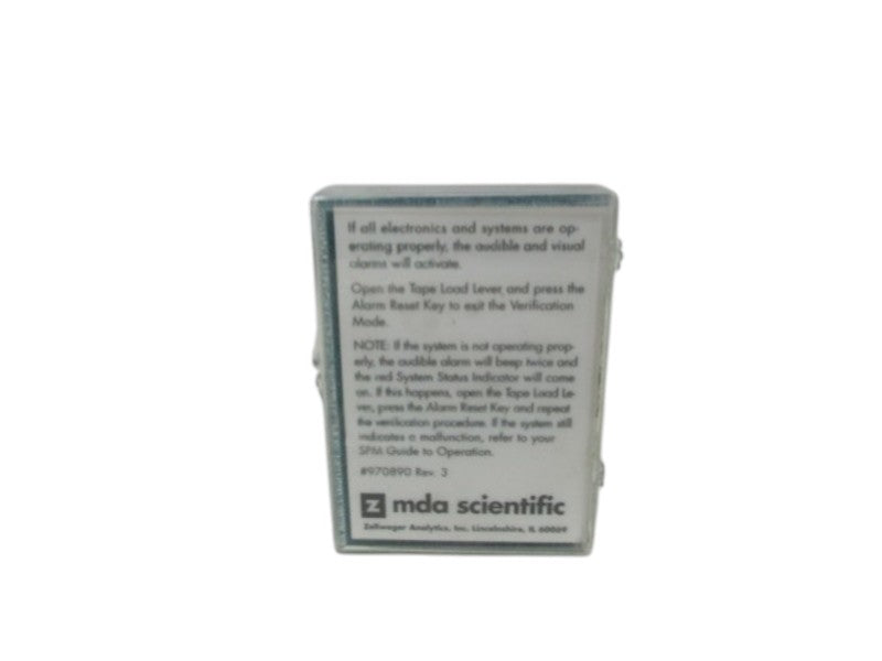 ZMDA SCIENTIFIC 970890 TEST CARD  NSNP