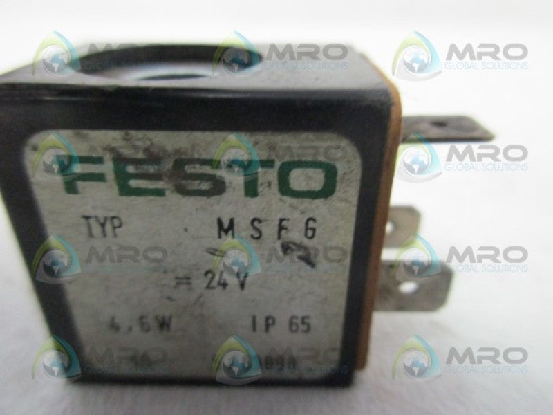 FESTO MSFG SOLENOID COIL 24V  UNMP