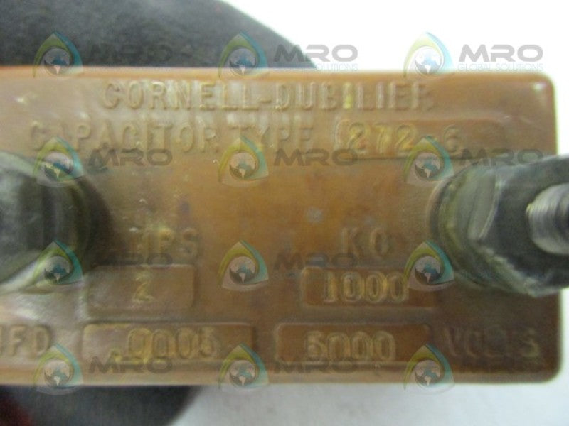 CORNELL DUBILIER 272-6 CAPACITOR  UNMP