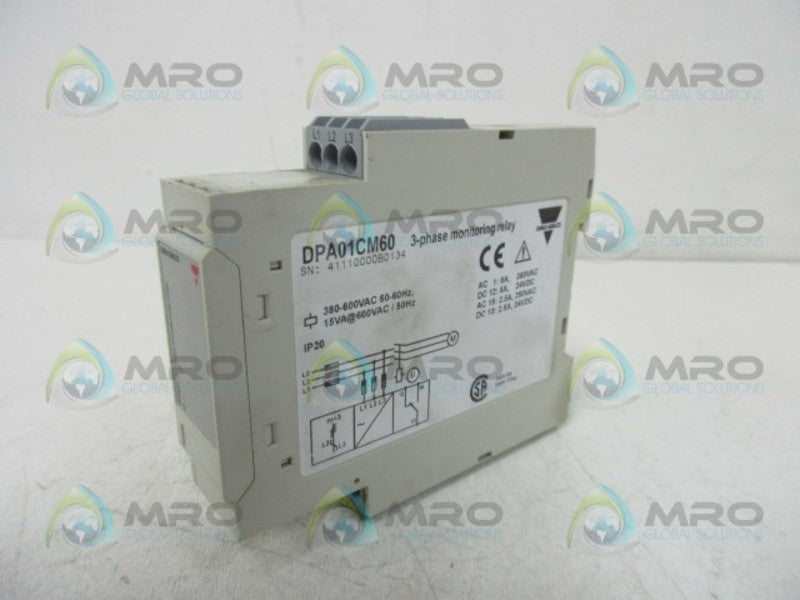 CARLO GAVAZZI DPA01CM60 3-PHASE MONITORING RELAY  UNMP