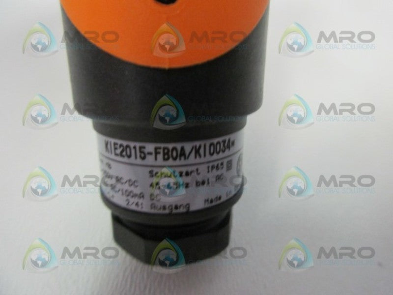 IFM EFECTOR KIE2015-FBOA CAPACITIVE SENSOR (AS PICTURED)  NSMP