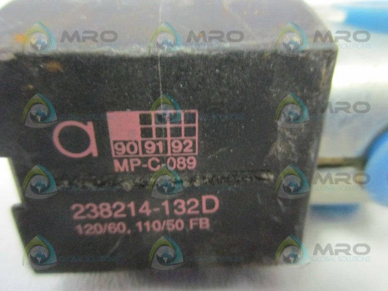 ASCO 238214-132D SOLENOID VALVE  UNMP
