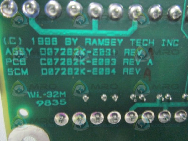 RAMSEY C07282K-E093 REV. A FIELD TERM BOARD  NSNP