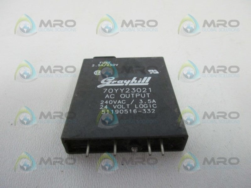 GRAYHILL 70YY23021 I/O MODULE AC OUTPUT  UNMP