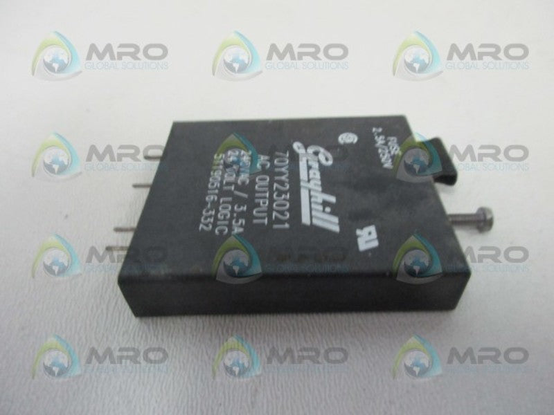 GRAYHILL 70YY23021 I/O MODULE AC OUTPUT  UNMP