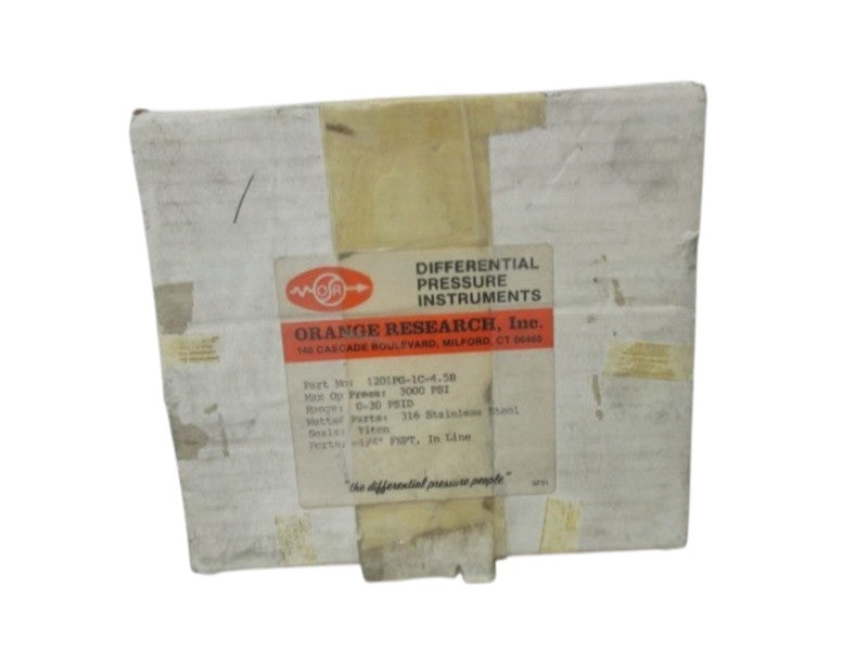 ORANGE RESEARCH 1201PG-1C-2.5L PRESSURE GAUGE 0-30 PSI  NSMP
